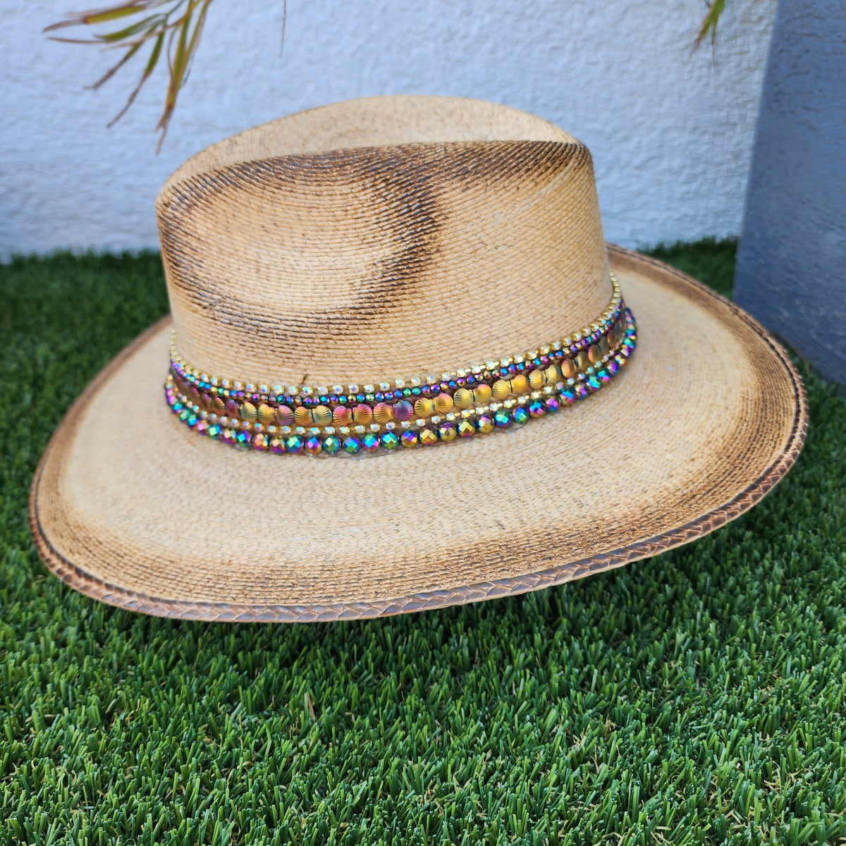 Beige Figue Katuk Palm Hat Gigi Pip River Guatemalan Palm in Ivory - Bliss Boutiques main image 2